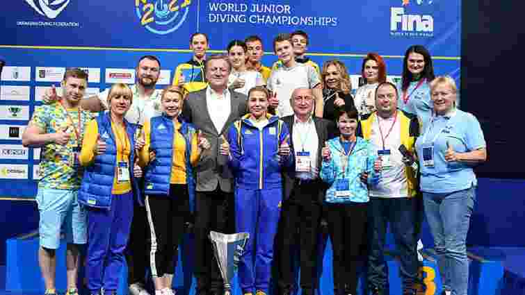 Збірна України стала чемпіоном світу зі стрибків у воду серед юніорів