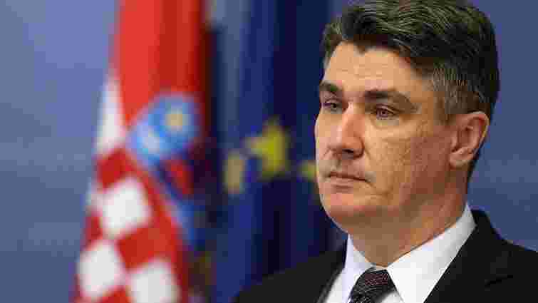 Президент Хорватії розкритикував прем’єр-міністра за візит до України