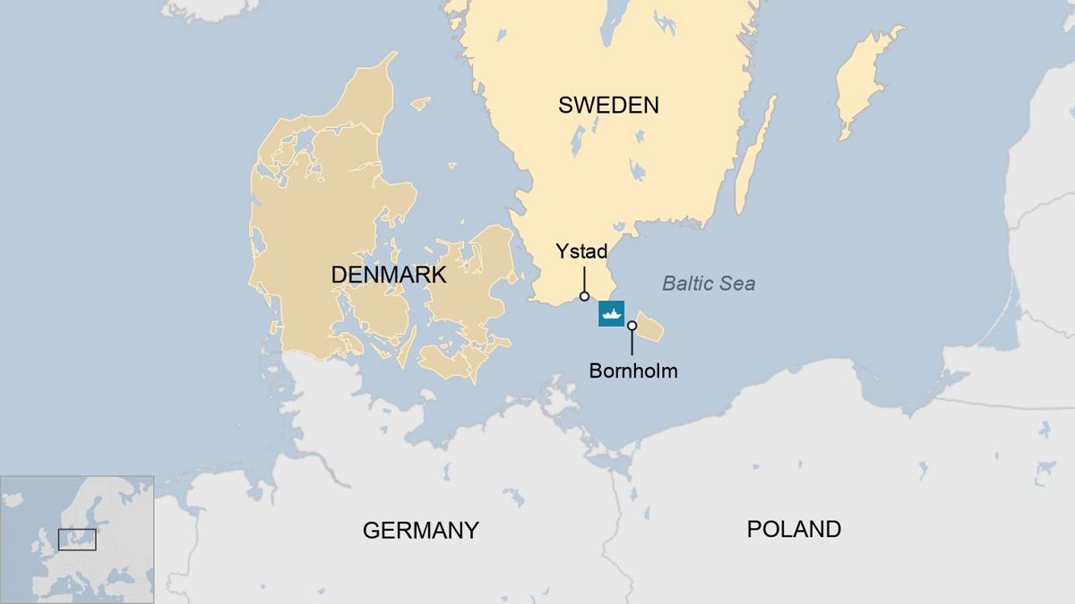 Два вантажних судна зіткнулися в Балтійському морі