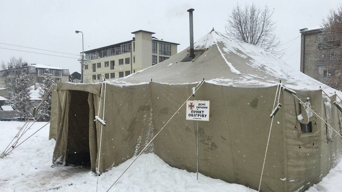 Через зниження температури у Тернополі облаштували пункт обігріву