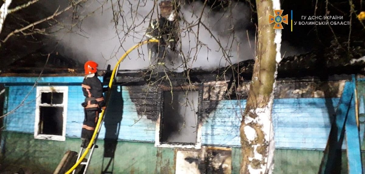 У селі на Волині в пожежі загинули двоє чоловіків