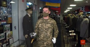 До Львова повернувся курсант, який отримав нагороду від Королівської академії Британії