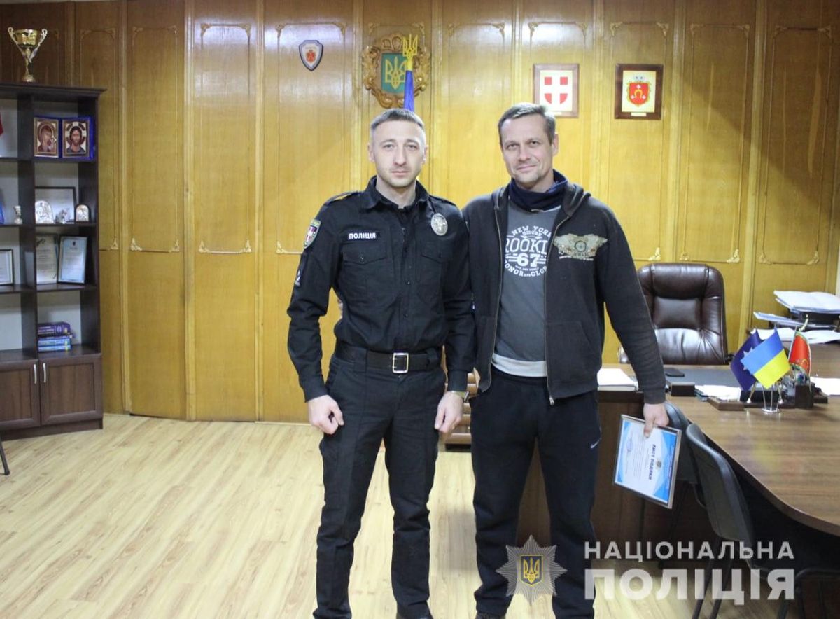 42-річний водій з Ковеля отримав подяку від поліції за затримання грабіжника