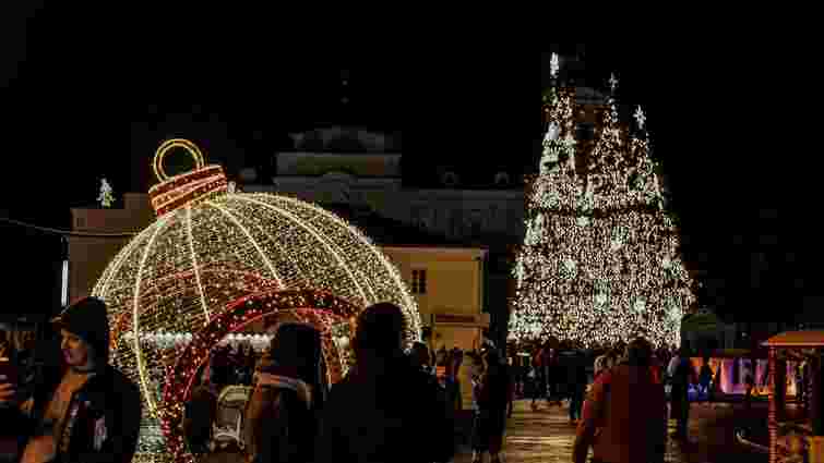 Новий рік і Різдво у Луцьку