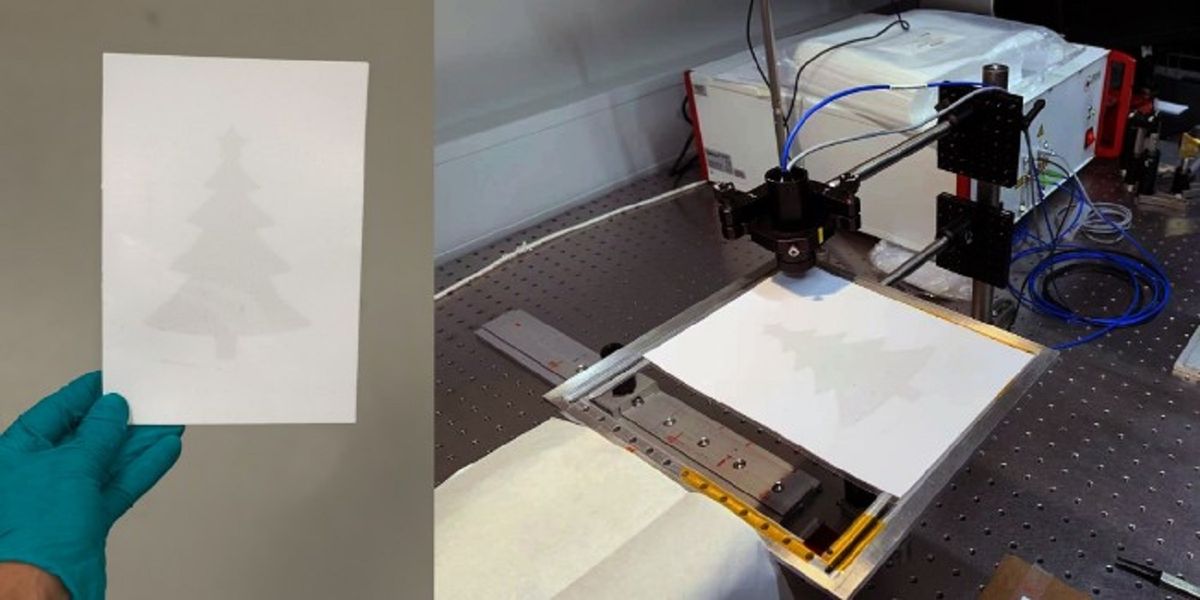 Данські фізики створили найтоншу у світі різдвяну ялинку