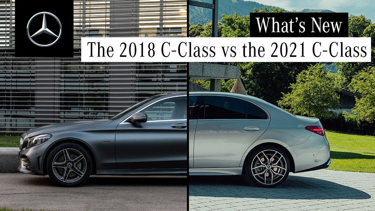 Mercedes-Benz показав відео порівняння нового C-Class та моделі 2018 року