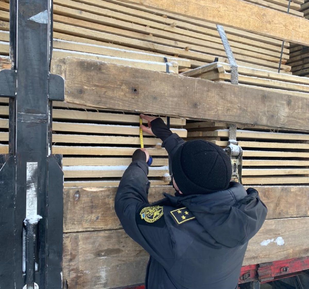 Закарпатські митники конфіскували у підприємця фуру через проблеми з деревиною