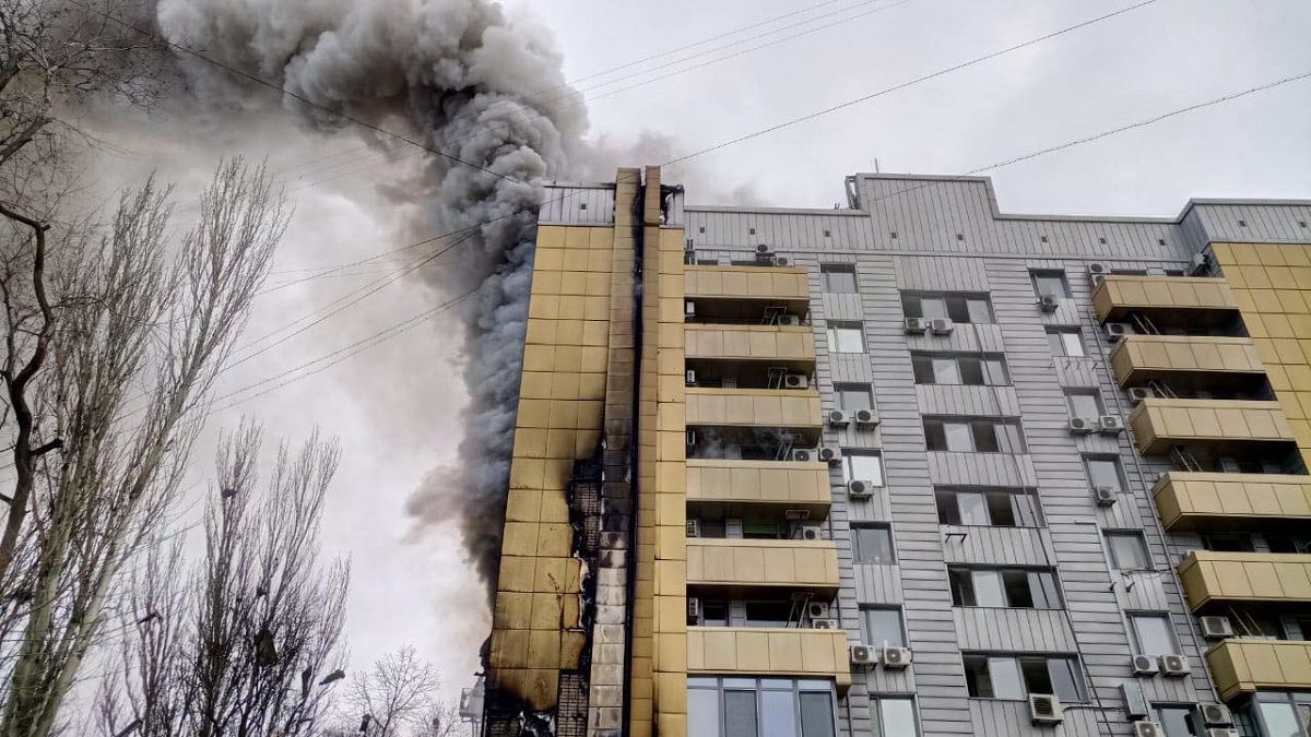 У Дніпрі горів головний офіс мережі супермаркетів «АТБ»