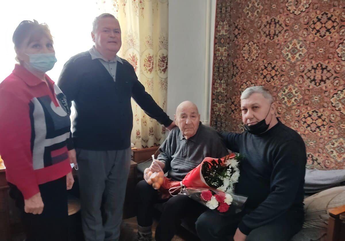 Сарненська міськрада привітала з днем народження 102-річного енкаведиста