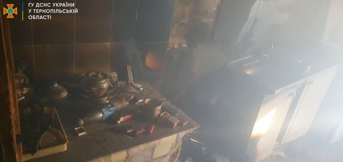 Внаслідок пожежі у містечку на Тернопільщині загинув одинокий літній чоловік