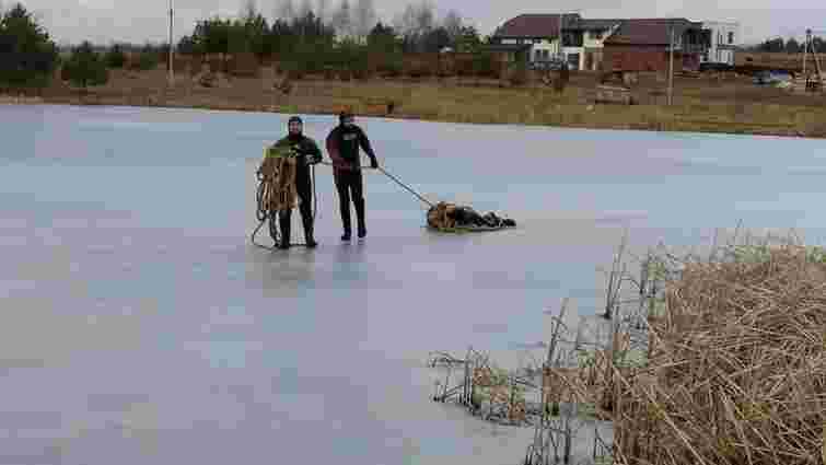 На Львівщині рибалка провалився під лід і загинув