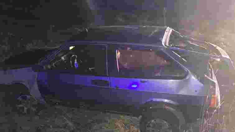 На Львівщині автомобіль ВАЗ перекинувся в кювет, водій загинув