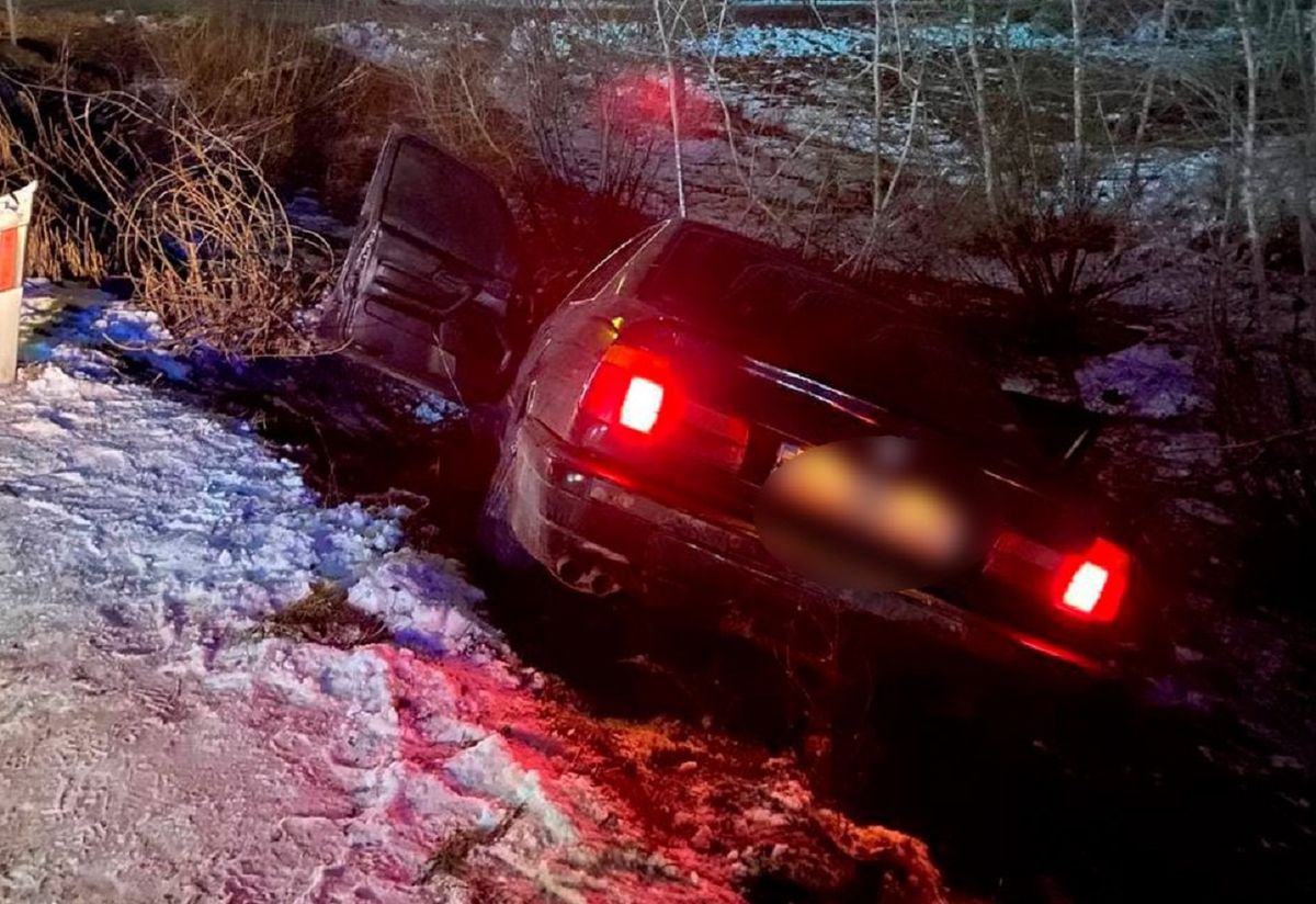 П'яний водій BMW з'їхав у кювет на околиці Ковеля
