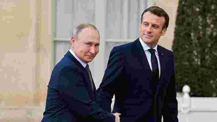 Макрон домовився з Путіним про саміт щодо безпеки у Європі