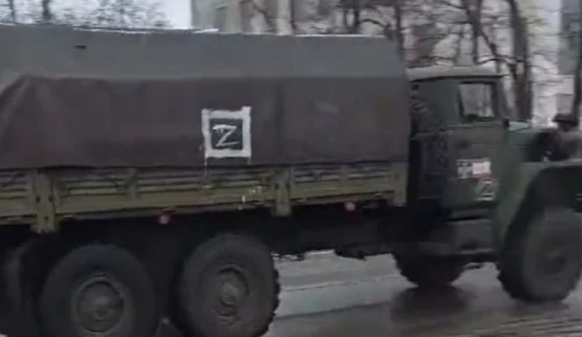 Українські військові показали, як ворог маркує свою техніку