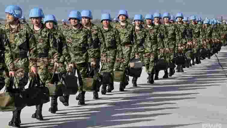 Україна відкликає своїх військових з миротворчих місій