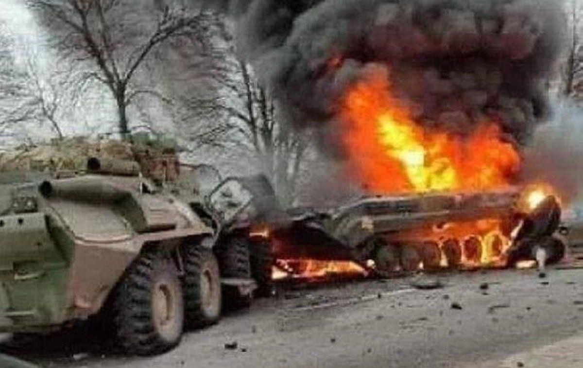 ЗСУ знищили колону військової техніки росіян на Харківщині