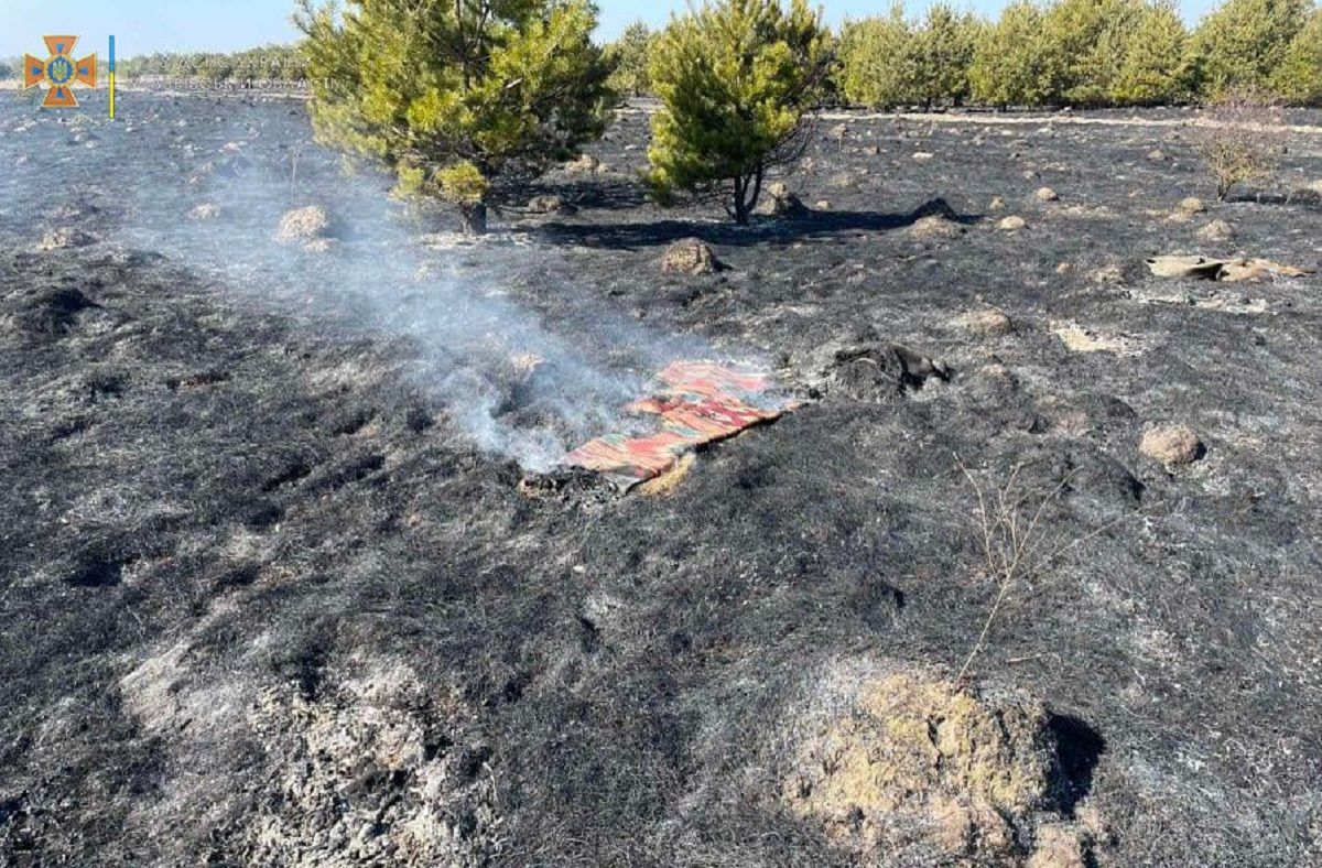 Під час паління сухої трави на Львівщині загинула жінка