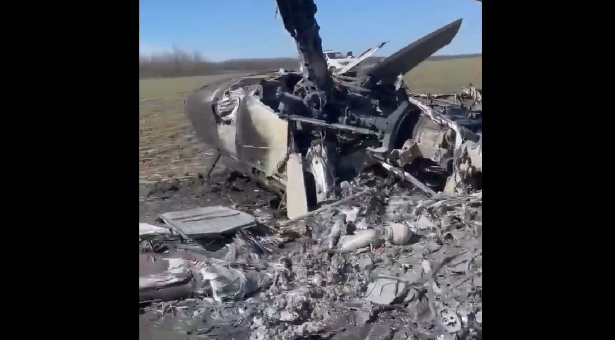 Біля Миколаєва ЗСУ знищили російський бойовий вертоліт Ка-52