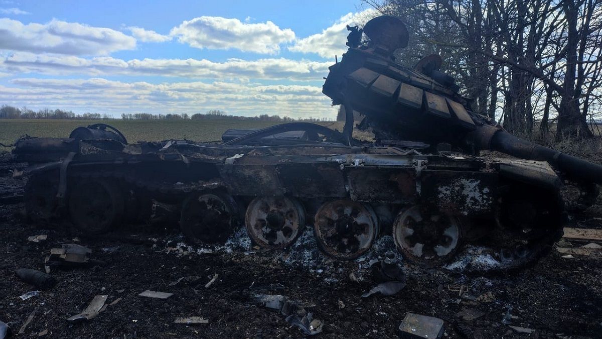 На Чернігівщині українські воїни розбили колону російської техніки