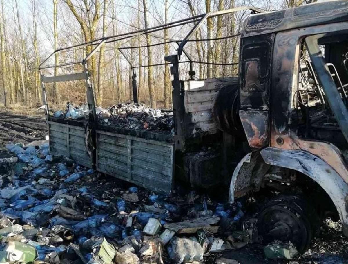 ЗСУ знищили російські КамАЗи з боєприпасами і провіантом на Чернігівщині