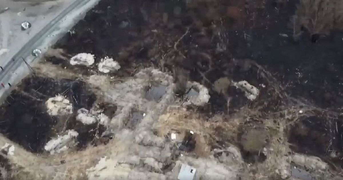 Генштаб ЗСУ показав російські окопи у радіоактивному «Рудому лісі» біля ЧАЕС