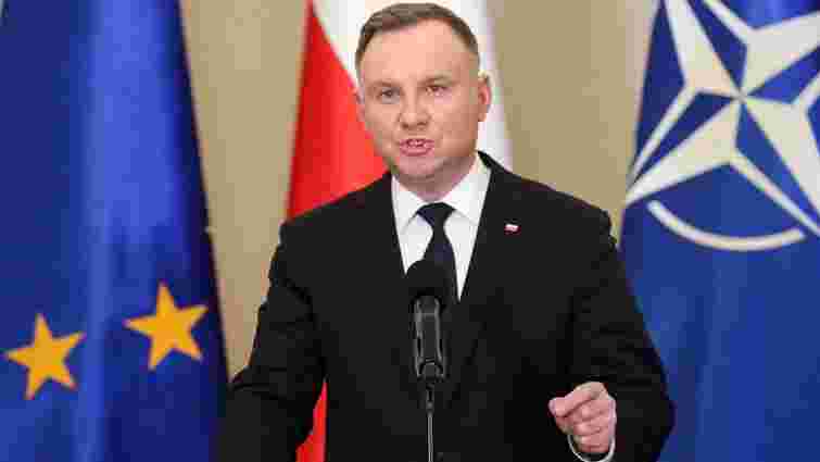 Президент Польщі вважає дії військ РФ геноцидом українців