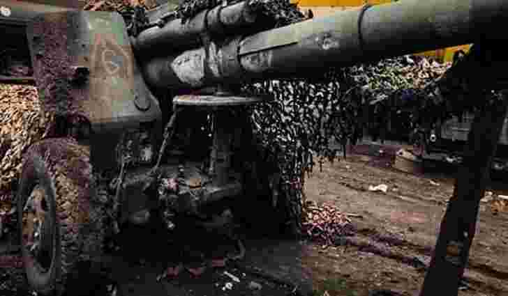 Українські військові захопили ворожу гармату та БТРи