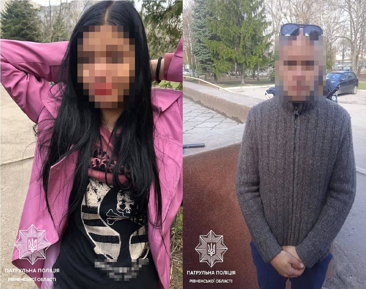 На околиці Рівного патрульні затримали пару закладчиків