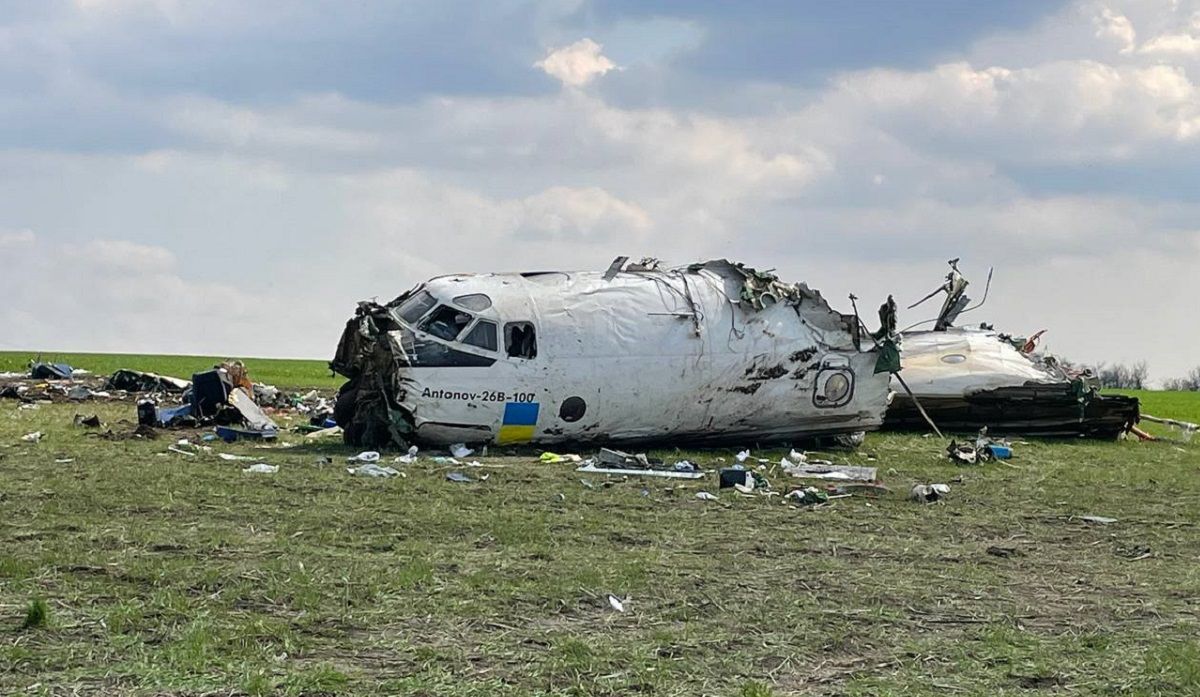 На Запоріжжі розбився військово-транспортний літак Ан-26