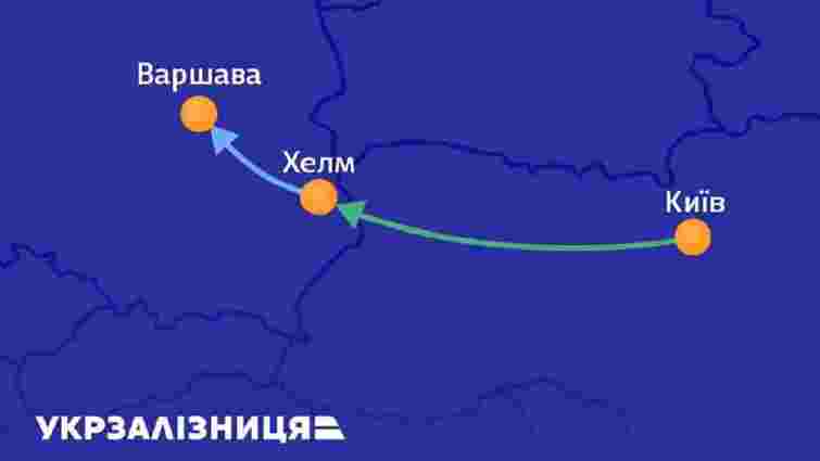 «Укрзалізниця» запускає новий поїзд з Києва до Хелма