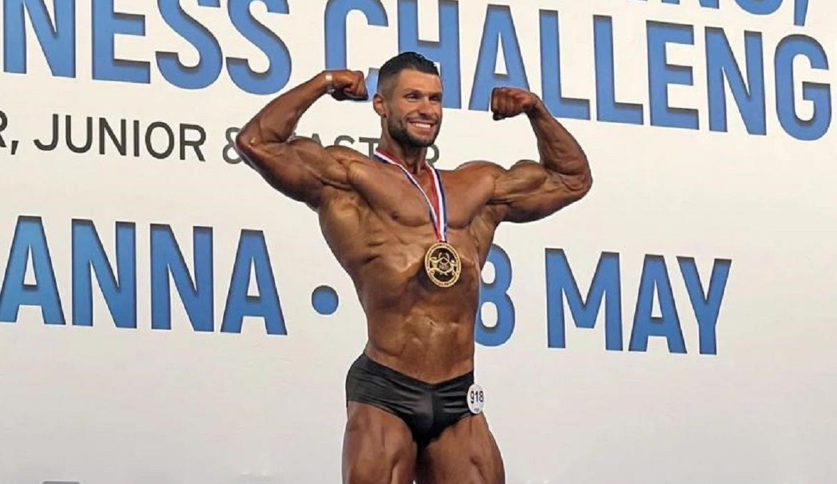 26-річний самбірчанин став чемпіоном Європи з бодібілдингу
