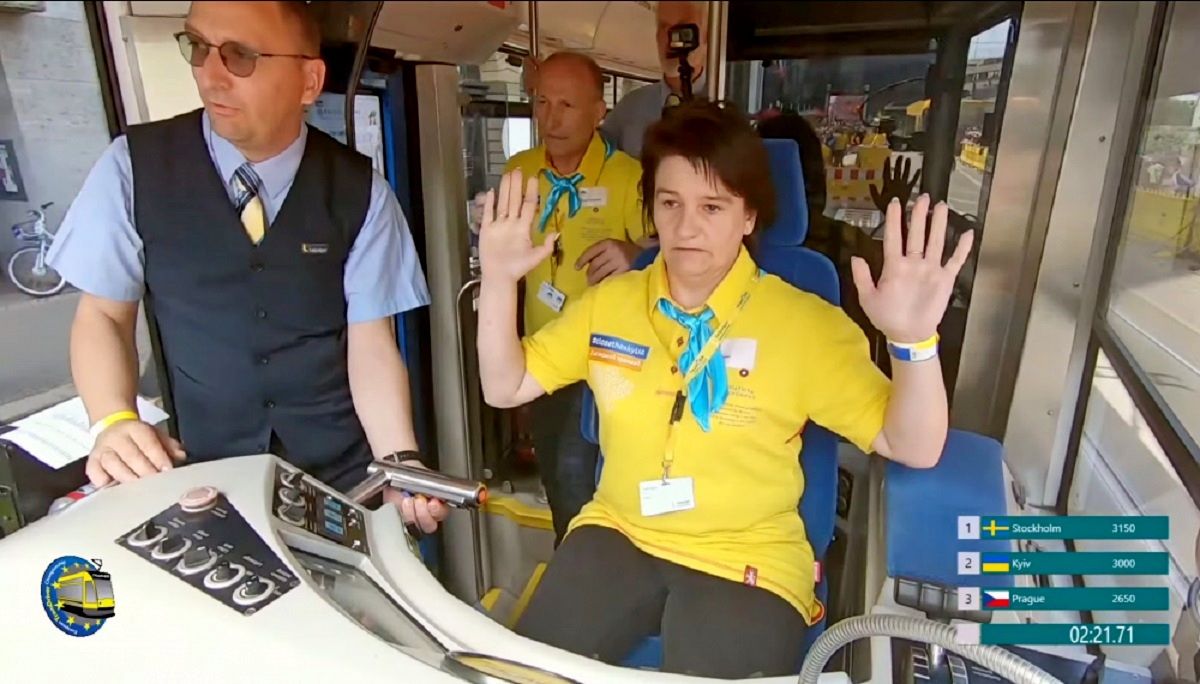 Львів’янка отримала срібло на міжнародному чемпіонаті як найкраща водійка трамвая