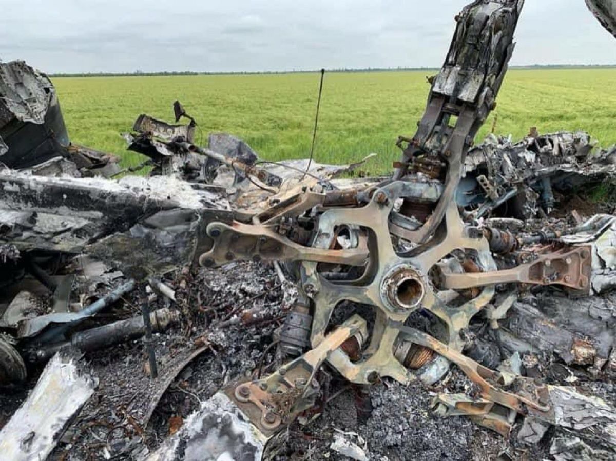 Українські військові знищили ворожий вертоліт МІ-35