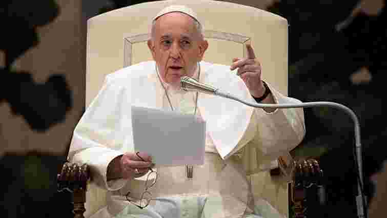Папа Римський закликав не використовувати зерно з України як зброю
