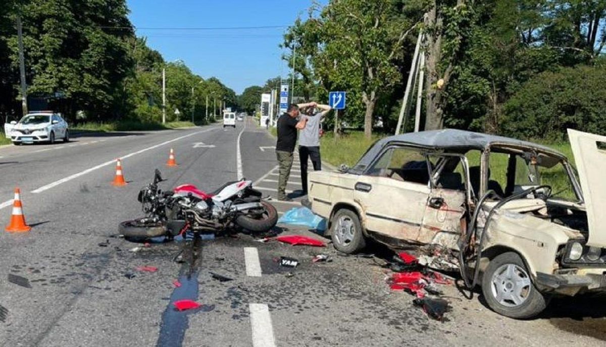 Біля Львова у ДТП загинув 23-річний водій мотоцикла Yamaha