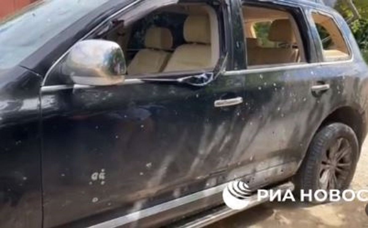 На Херсонщині підірвали автомобіль російського намісника в Чорнобаївці
