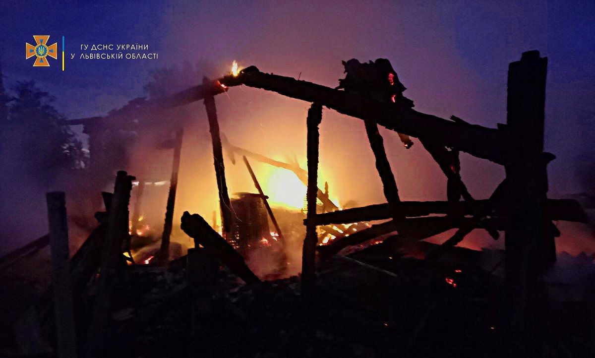 Під час пожежі у господарській будівлі на Львівщині згоріли 120 кроликів