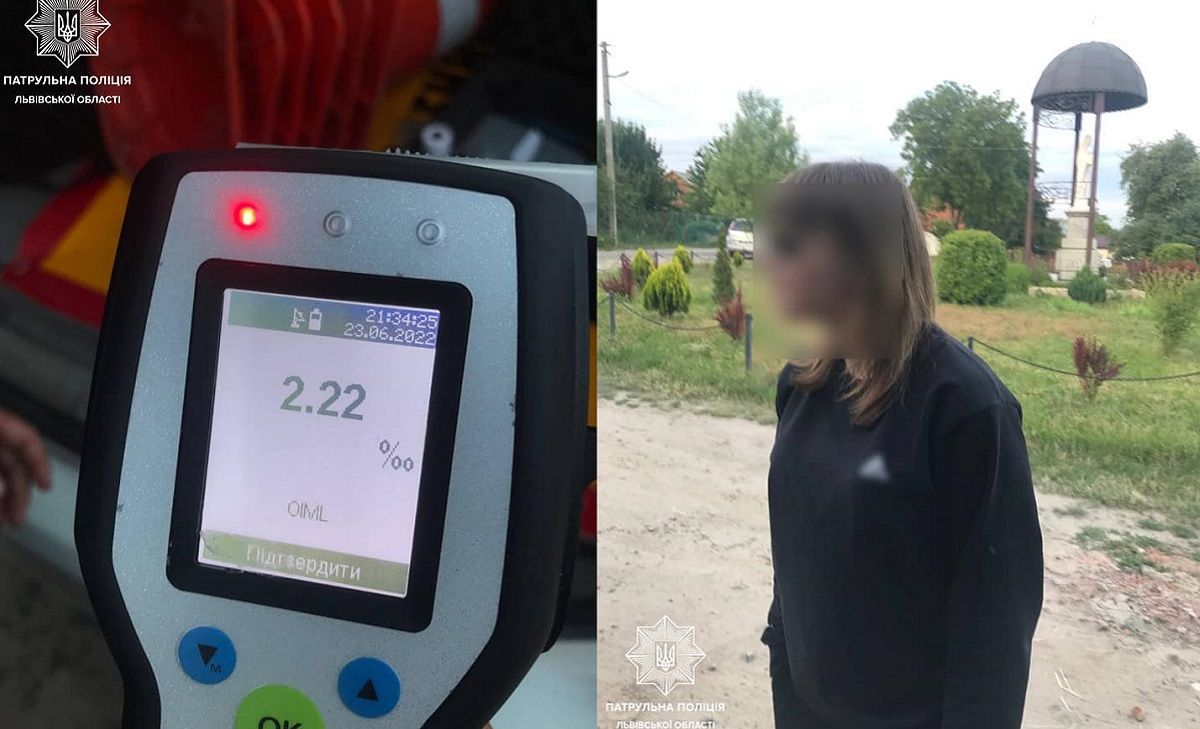 П'яна 21-річна львів'янка їздила за кермом Mercedes без посвідчення водія