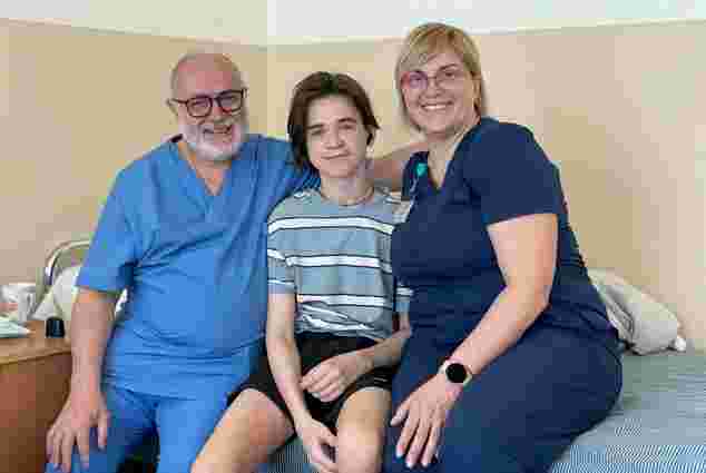 Італійський хірург допоміг врятувати  15-річного хлопця  з Краматорська 