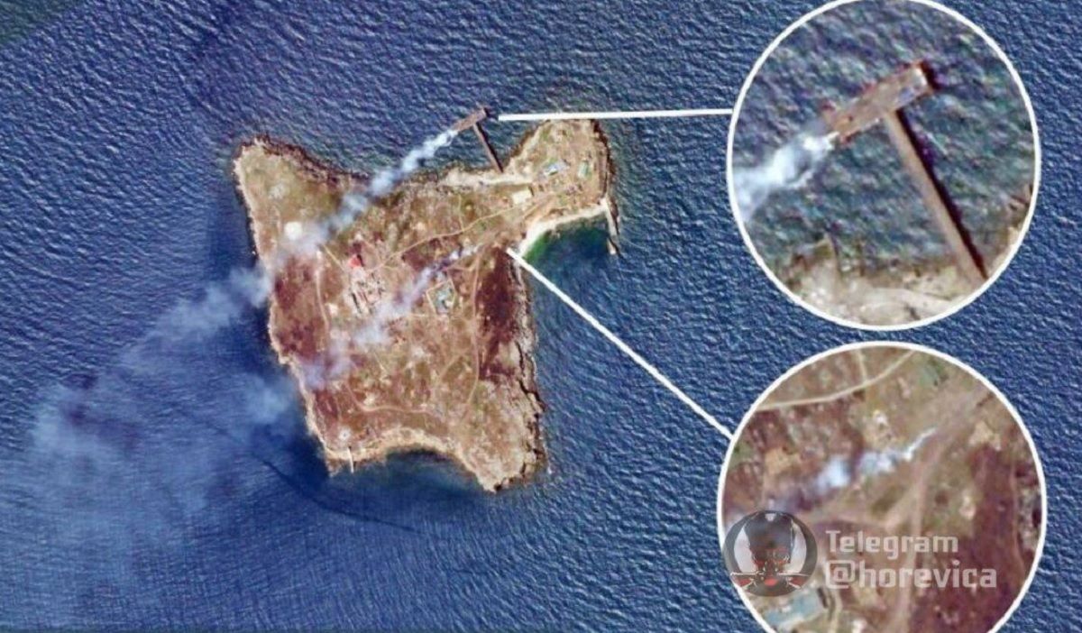 Російські окупанти втекли з острова Зміїний