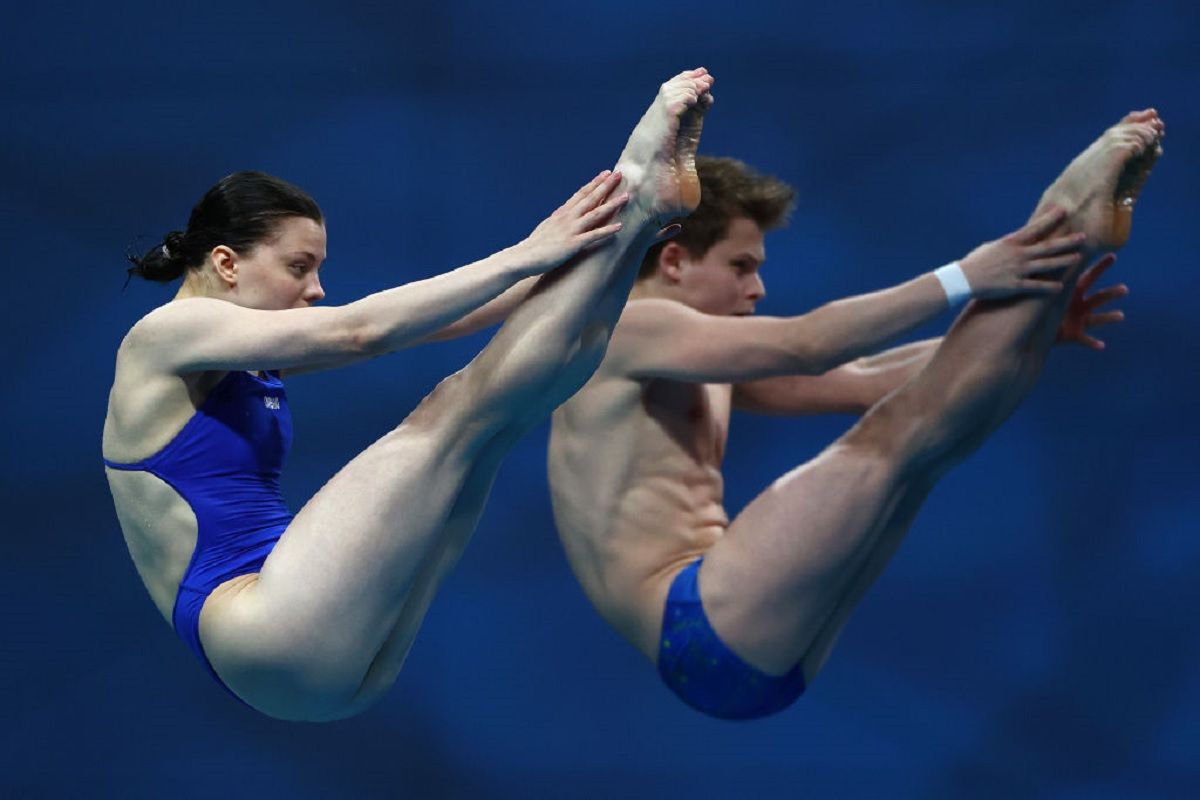 Україна здобула першу в історії медаль ЧС у синхронних стрибках змішаних пар