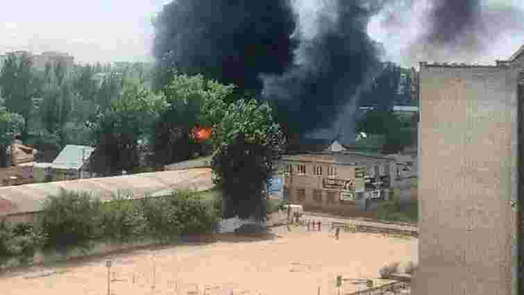В окупованому Херсоні після вибуху згоріли російські склади