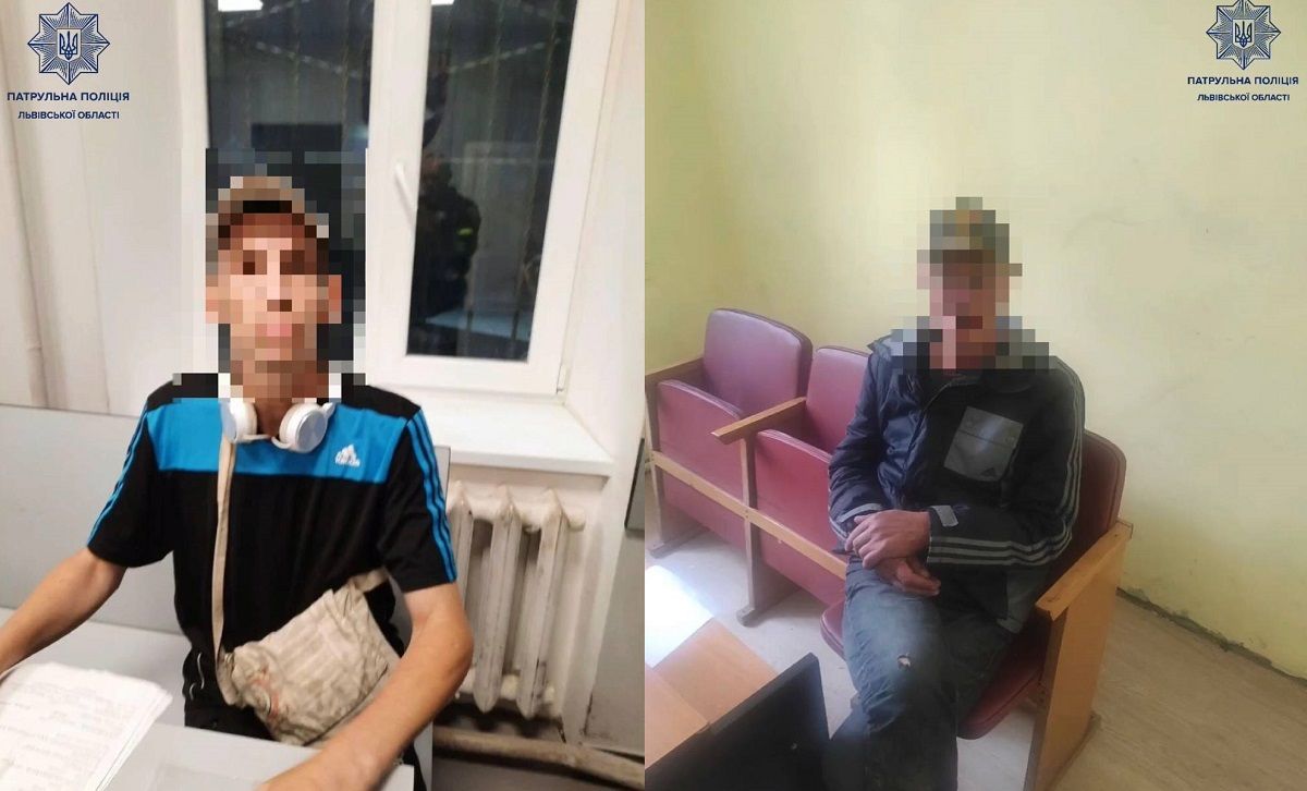Львівські патрульні затримали двох чоловіків, які були у розшуку за крадіжки