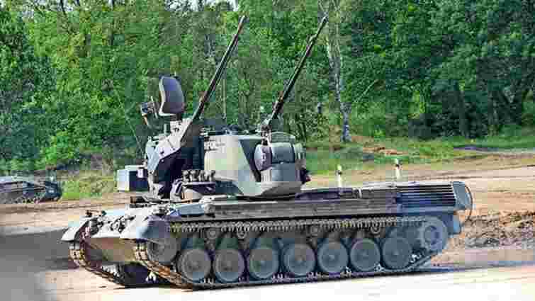 Українські військові почали навчання управлінню зенітними установками Gepard