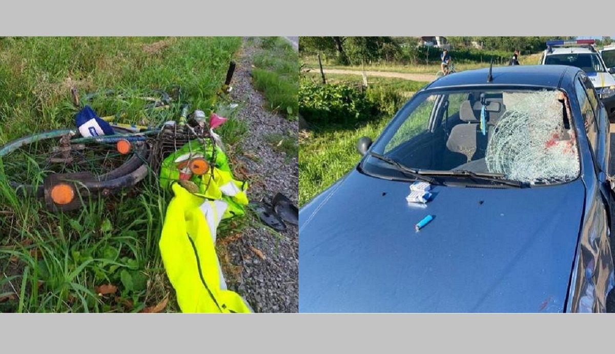 П'яний водій Daewoo Lanos на смерть збив велосипедиста на Львівщині 