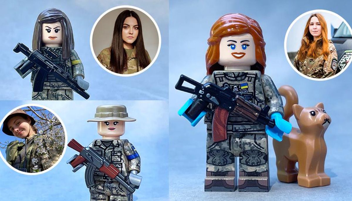 Рітейлер LEGO створив фігурки українських військовослужбовиць