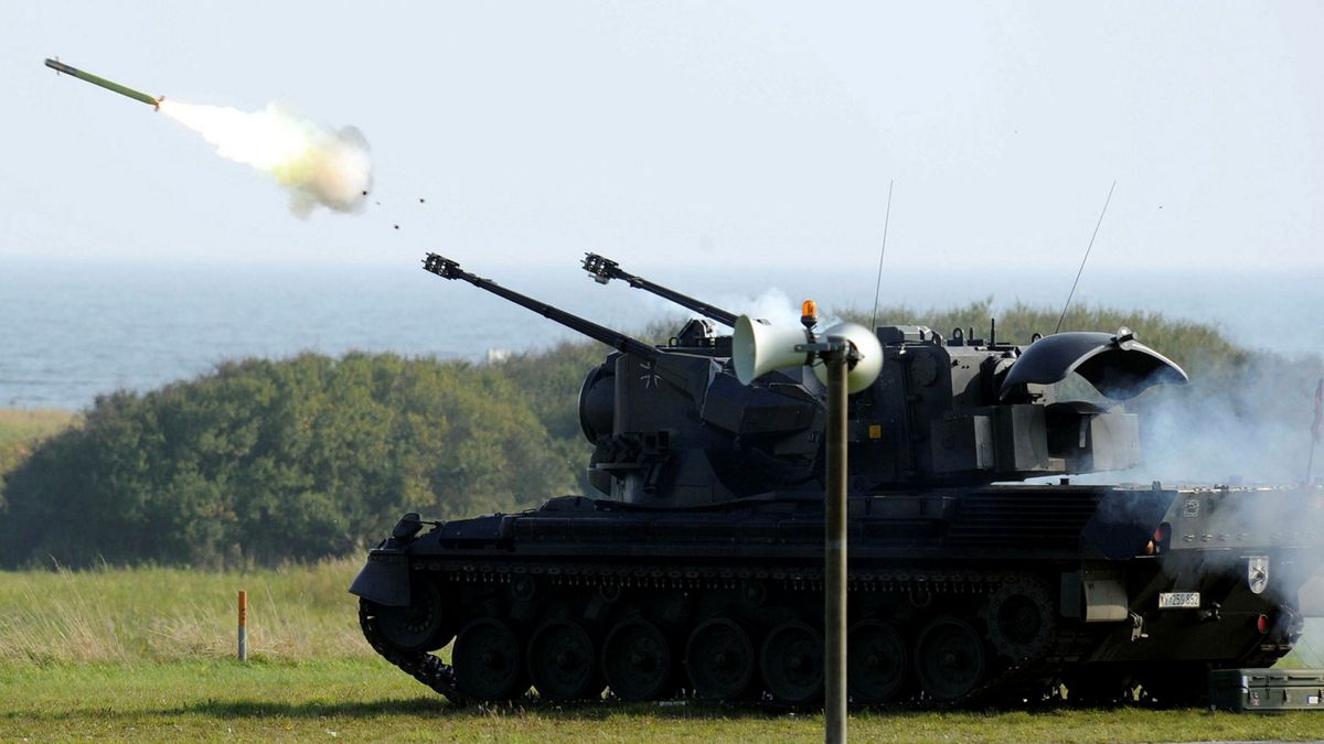 В Україну прибули перші німецькі зенітні установки Gepard