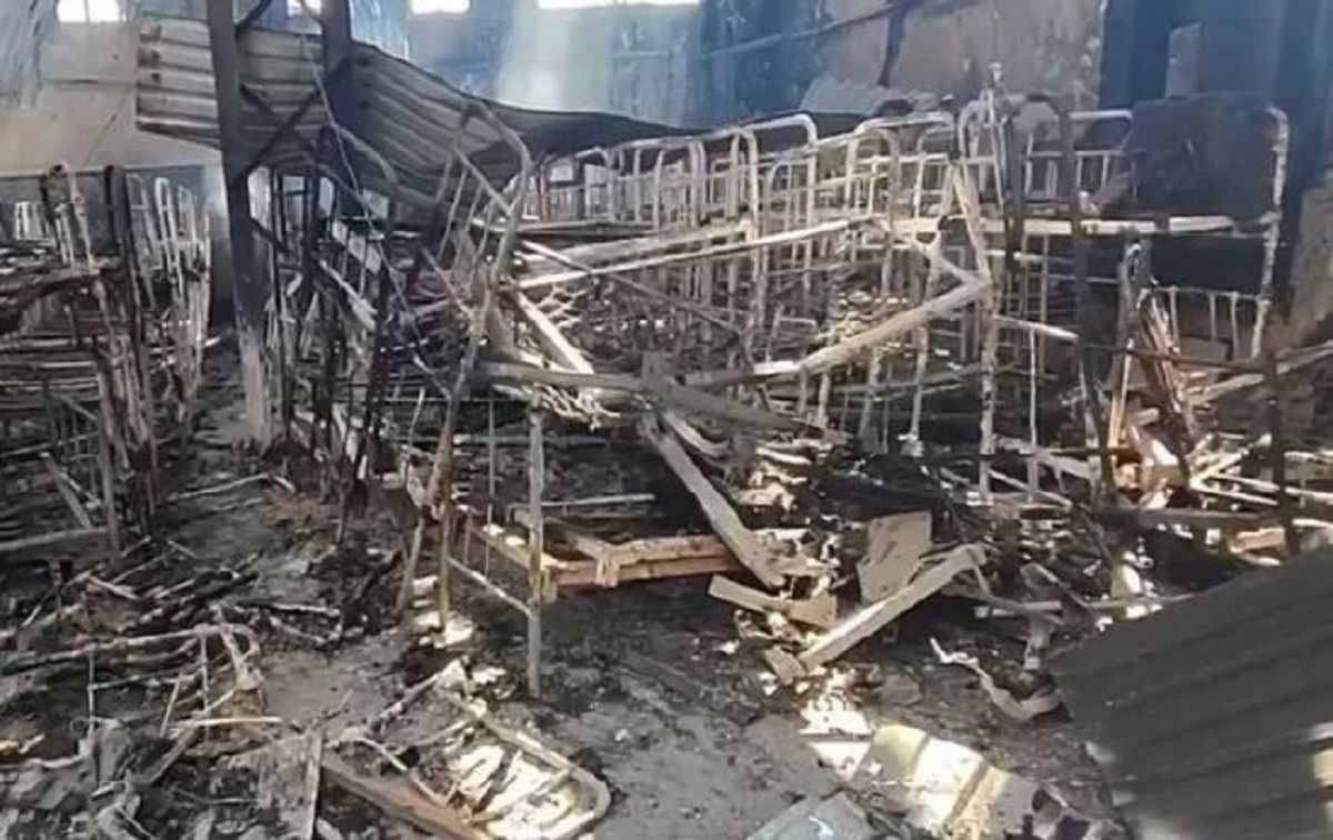 Причиною вибуху в Оленівці стала російська термобарична зброя