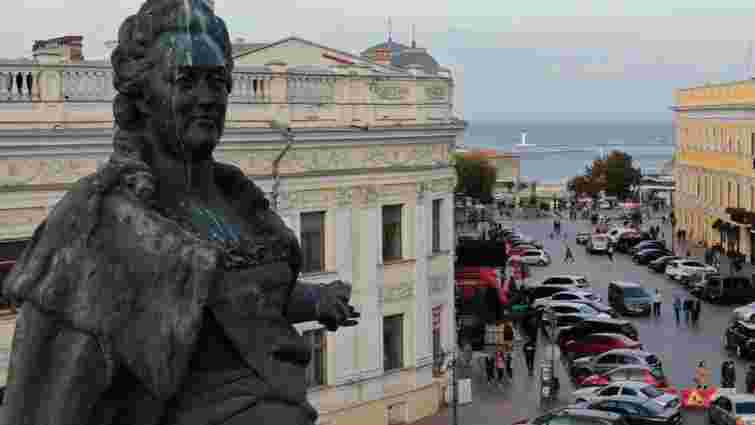 Зеленський просить міськраду Одеси розглянути можливість знесення пам'ятника Катерині ІІ